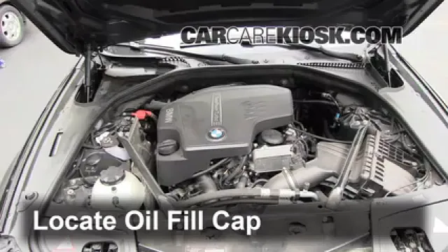 2012 BMW 528i xDrive 2.0L 4 Cyl. Turbo Oil Add Oil